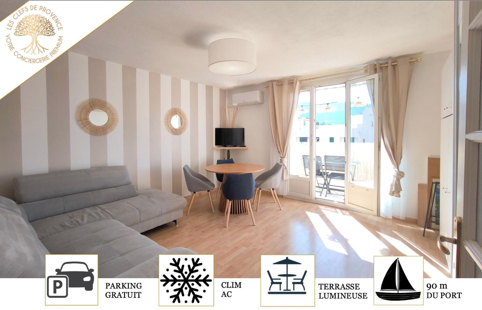 Puerto Cabana - Grand Studio Avec Parking Et Terrasse Vue Port Cassis Extérieur photo
